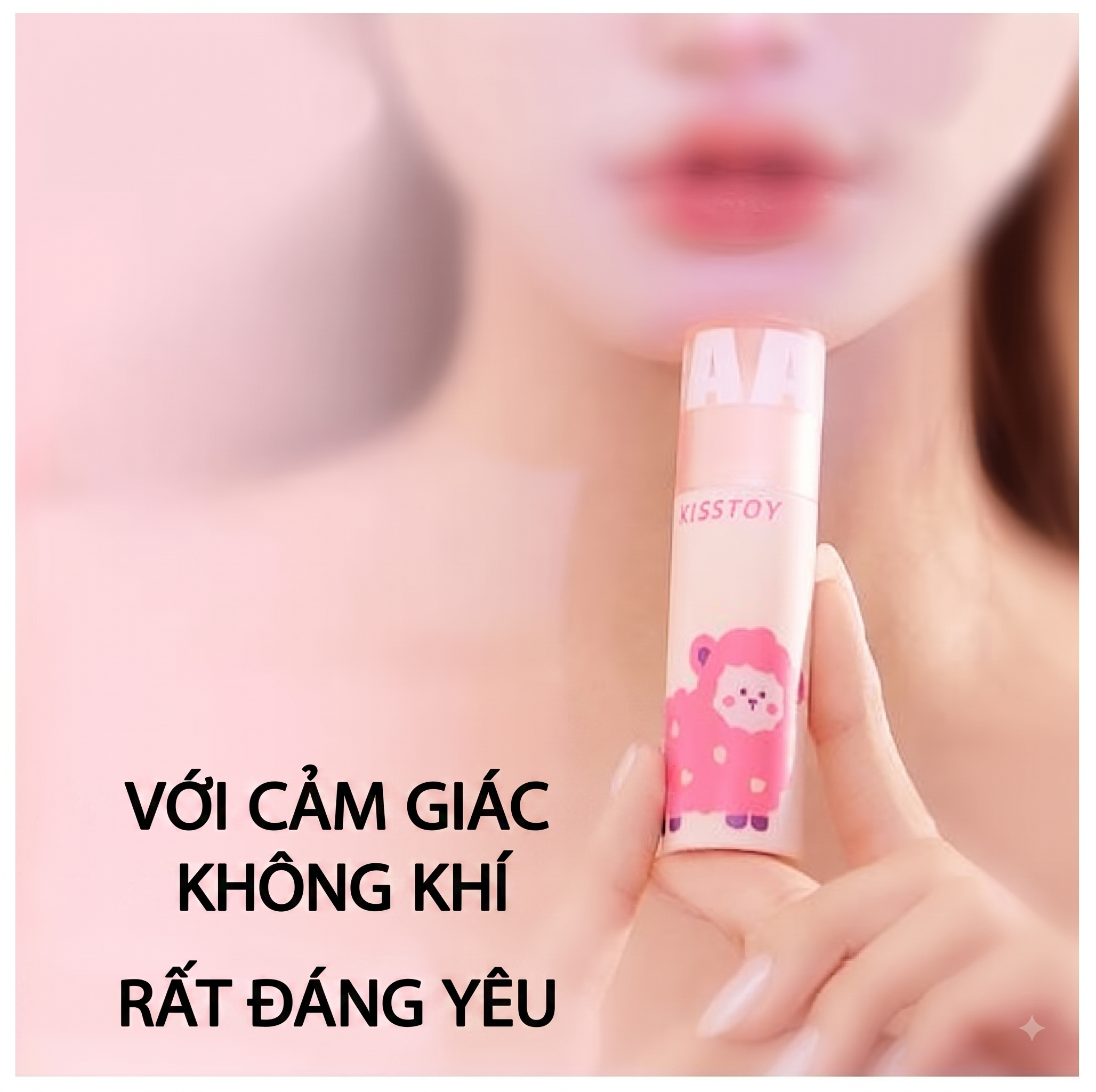 Cơn Lốc Cảm Xúc Kín Đáo Cùng Thỏi Son Hút Rung Mini KISTOY Lamb Lipstick